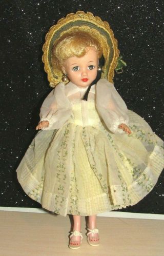 Vintage Ideal Vt 10 1/2 Little Miss Revlon Doll In Vogue Dress Blonde Gorgeous