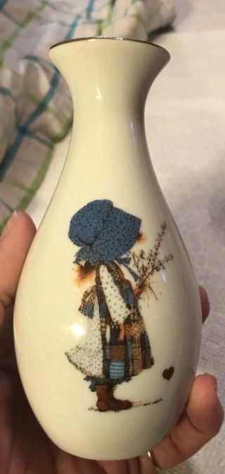 Vintage Holly Hobbie Ceramic Bud Vases 1973