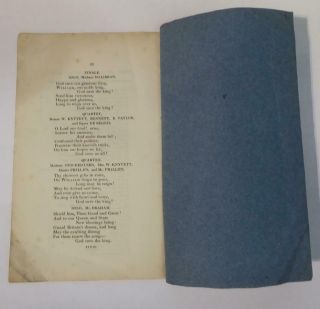 ANTIQUE CLASSICAL MUSIC OPERA PROGRAMME LIVERPOOL MUSICAL FESTIVAL 7 OCTOB 1830 5