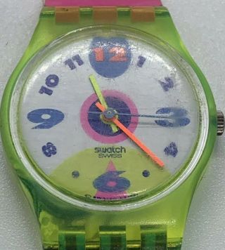 Vintage Swatch Swiss Ag 1991 W / Battery Running.