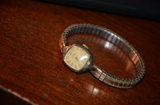 Vintage Girard Perregaux Ladies Watch 10k Gold Filled Parts Repair Non -
