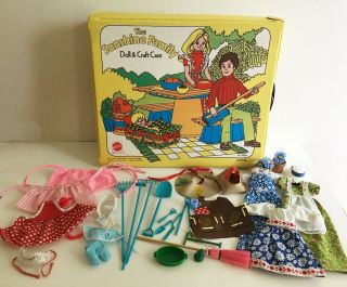 Vintage Sunshine Family Gardening Craft Kit Mattel Extra Clothes And Case