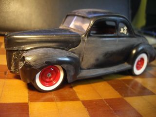AMT Ford 1940 drag car black body and parts Vintage 60 ' s or 70 ' s 2