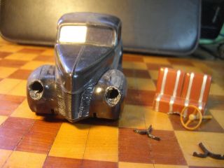 AMT Ford 1940 drag car black body and parts Vintage 60 ' s or 70 ' s 3