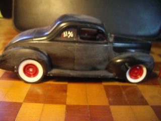 AMT Ford 1940 drag car black body and parts Vintage 60 ' s or 70 ' s 4