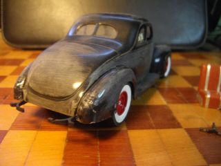 AMT Ford 1940 drag car black body and parts Vintage 60 ' s or 70 ' s 5