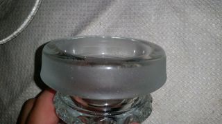 ANTIQUE Glass Drugstore / Apothecary Bulbous GLOBE Candy Jar 