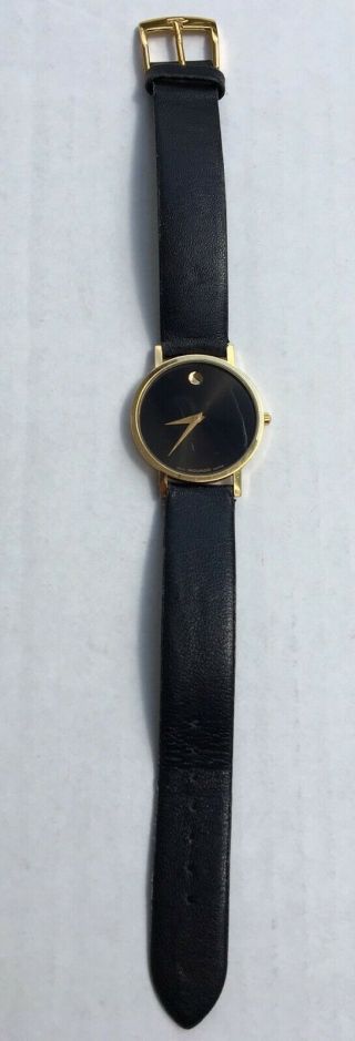 Movado Museum 31mm Gold Tone Watch 87 - 45 - 882