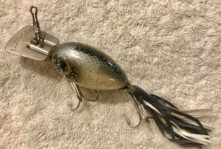 Fishing Lure Fred Arbogast 5/8 Arbo Gaster Early Silver Flash Tackle Box Bait