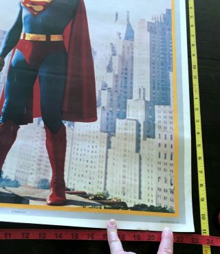 Superman the Movie 1978 DC Comics Thought Factory Poster Chritopher Reeve 2
