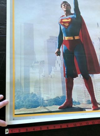 Superman the Movie 1978 DC Comics Thought Factory Poster Chritopher Reeve 3