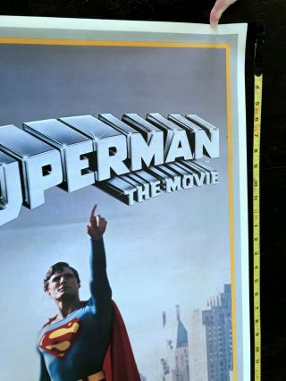 Superman the Movie 1978 DC Comics Thought Factory Poster Chritopher Reeve 5