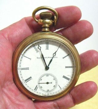 Elgin National Watch Company Pocket Watch Antique Gold Filled Not