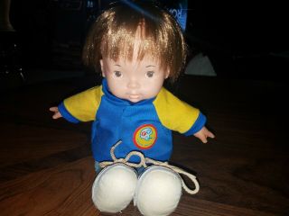 Vintage 1974 Fisher Price Joey Lapsitter Boy Baby Doll 206 Mexico