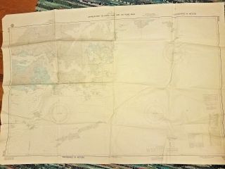 Vintage Hong Kong & Tai Pang Wan Navigation Chart Map Wall Art Print