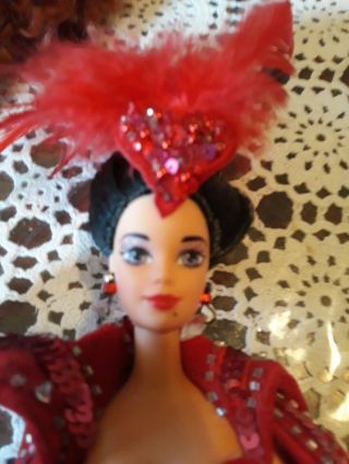 Queen of Hearts Barbie Doll Bob Mackie 7th in Series Vintage red sequin 2