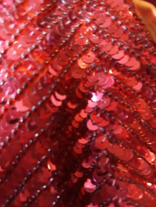 Queen of Hearts Barbie Doll Bob Mackie 7th in Series Vintage red sequin 5