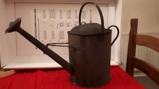 Vintage Antique Metal Watering Can,  2 Gallons,  Great Display Piece.