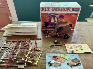Vtg 1968 Monogram Mattel Pie Wagon 1/24 Model Kit Built Up Tom Daniel
