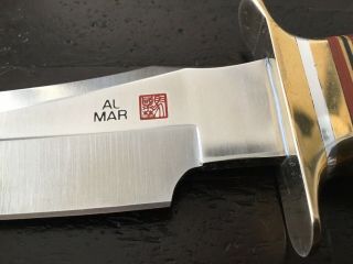 Vintage Al Mar Knives 4008A1 SF - SOG - Japan “De Opresso Libre” Fighting Knife 5
