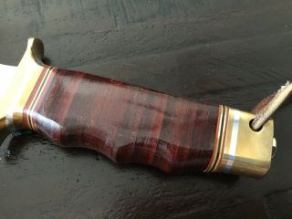 Vintage Al Mar Knives 4008A1 SF - SOG - Japan “De Opresso Libre” Fighting Knife 7