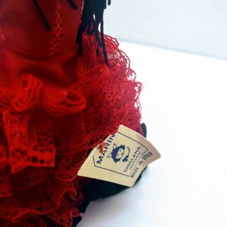 Vintage Marin Spanish Flamenco Dancer Doll Chiclana Red 5