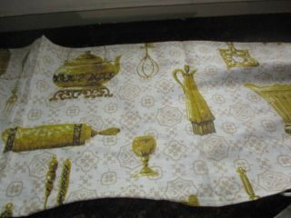 Vintage Kitchen Curtain Panels and Valence 3