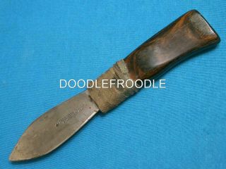 Antique Herder Solingen Germany Custom Dirk Dagger Hunting Knife Vintage Knives