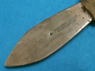 ANTIQUE HERDER SOLINGEN GERMANY CUSTOM DIRK DAGGER HUNTING KNIFE VINTAGE KNIVES 7