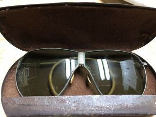 Antique American Optical Aviator Sunglasses Wwii Us Army Air Corps D1 Green Rare
