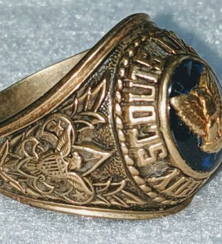 Boy Scouts - Eagle Scout Ring - Josten ' s @ 10k - 1970s 4