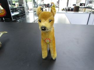 Vintage Steiff Standing Fawn 6317,  00 All Tags