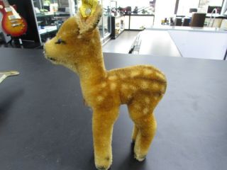 VINTAGE STEIFF STANDING FAWN 6317,  00 ALL TAGS 6