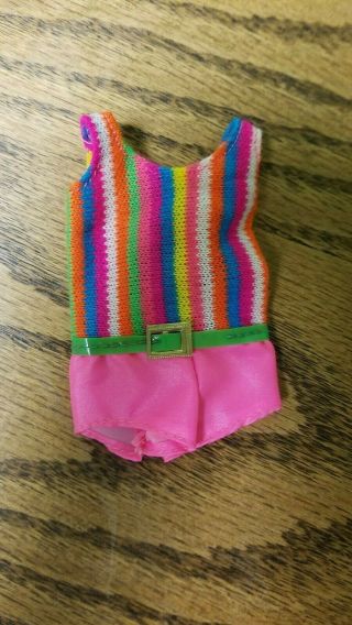 Vintage Mattel Francie Doll Outfit Clothing Pink Colorful