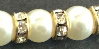 Antique 14kt Gold Diamonds and Pearls Pin Brooch Floating Diamonds 7