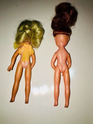 Vintage Uneeda 1967 Tiny Teens Dolls Sport time And Date time 3