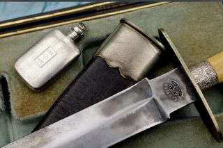 Ladies Dagger Knife Set 19th Century,  J.  Rodgers,  Tiffinay & Co.  Bottle,  Garter 8