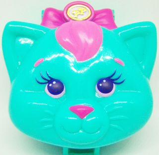 Polly Pocket Vintage Cuddly Kitty Set With Doll Cat Bluebird Toys