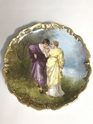 Antique Limoges France Hand Painted Plate