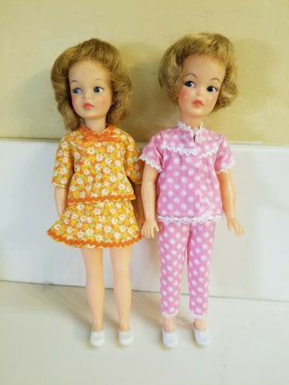 Vintage Ideal Tammy’s Little Sister Pepper Dolls With Freckles