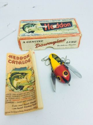 Vintage Tough Heddon Crazy Crawler Fishing Lure 2120