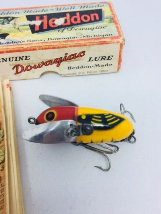 Vintage Tough Heddon Crazy Crawler Fishing Lure 2120 3