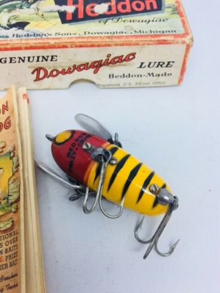 Vintage Tough Heddon Crazy Crawler Fishing Lure 2120 4