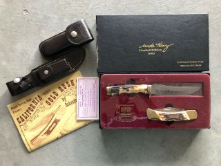 1980 Schrade Uncle Henry Limited Edition Gold Rush Knife Set