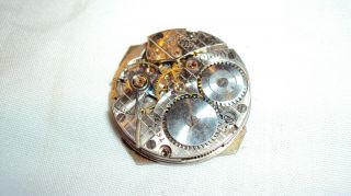 Antique Waltham 6/0 Size Grade Ruby 17 Jewel Watch Movement Parts Repair
