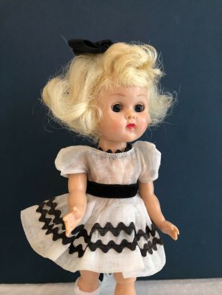 Vintage Vogue BKW Ginny Doll in her White Tagged Dress 4