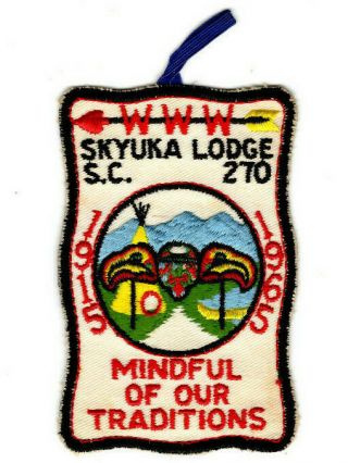 Oa Lodge 270 Skyuka X4 1965 50th Palmetto Council Sc [smv362]