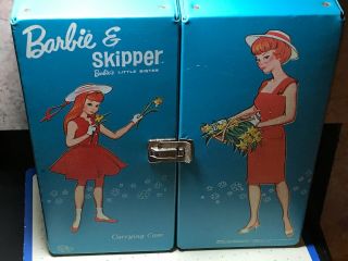 Vintage Barbie & Skipper Carrying Case 1964 Mattel - K - 36