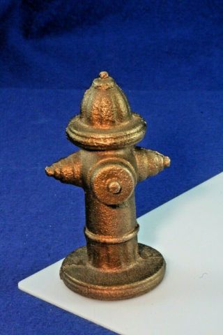 Vintage Mueller Decatur,  Il Miniature Solid Brass Fire Hydrant 3.  5 " Paper Weight