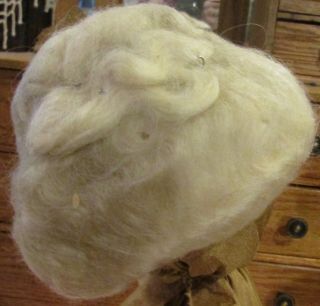 331 Vintage 10 " Mohair Wig For Antique Bisque Doll